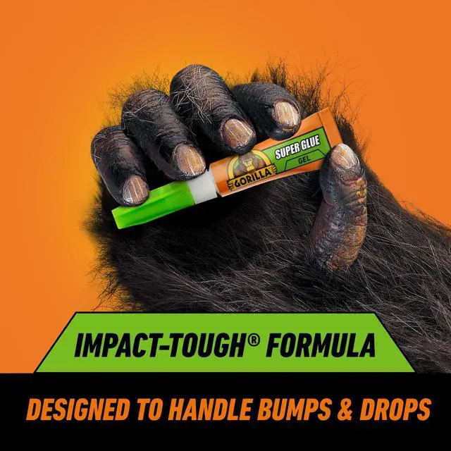 Alt view image 5 of 6 - Gorilla Clear Super Glue Gel, 3 Gram Tube