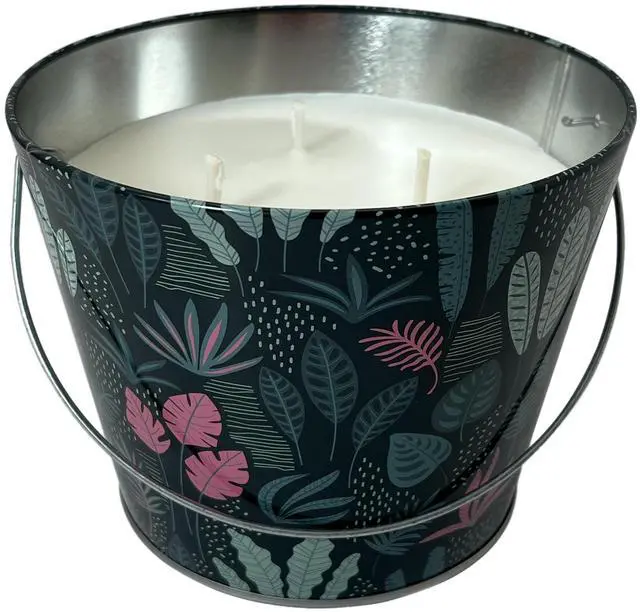 Main image of Mainstays Outdoor Citronella Candle - 24oz Metal Bucket | Repels Mosquitoes | Triple Wick | Up to 40 Hours Burn Time