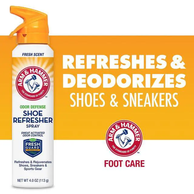 Alt view image 3 of 6 - Arm & Hammer Odor Defense Shoe Refresher Spray, Fresh Scent, 4 oz