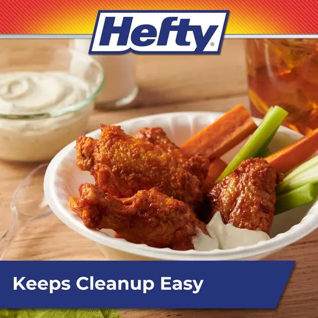 Alt view image 4 of 7 - Hefty Everyday Soak-Proof Foam Bowls, White, 12 ounce, 50 Count