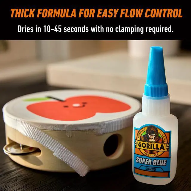 Alt view image 5 of 6 - Gorilla Glue Super Glue 15g Bottle Net Content Quantity 1