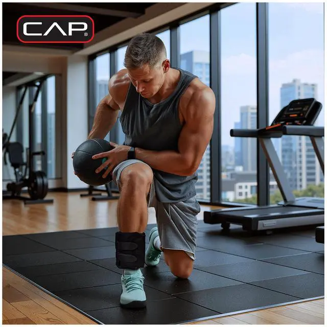 Alt view image 5 of 7 - CAP Barbell 20 lb. Adjustable Ankle Weights, (10lb x 2)