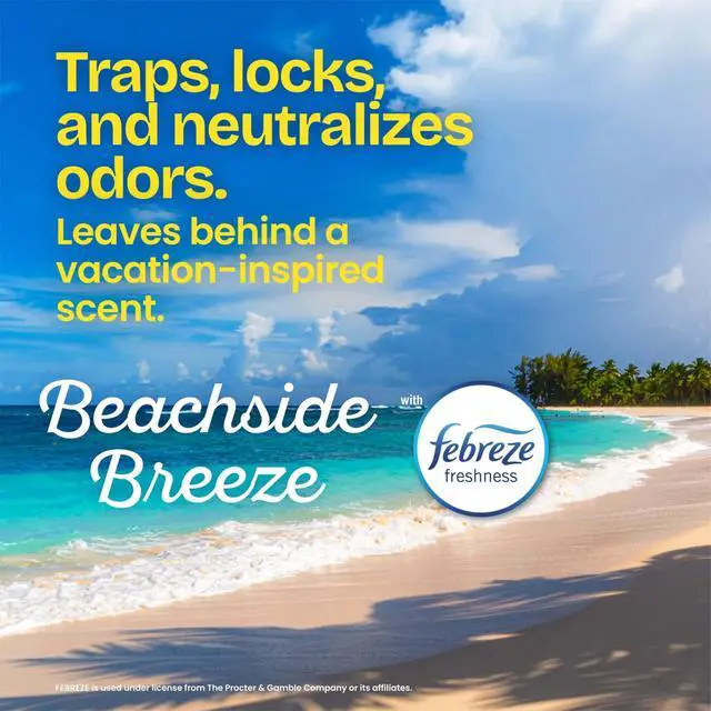 Alt view image 3 of 7 - Glad Odorshield Small Drawstring Trash Bags, 4 Gal, Febreze Beachside Breeze, 34 Ct, Pack May Vary