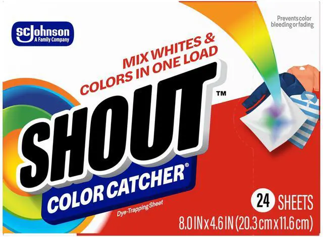 Main image of Shout Color Catcher, Dye-Trapping Sheets, 24 Sheets