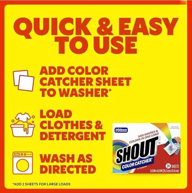 Alt view image 6 of 7 - Shout Color Catcher, Dye-Trapping Sheets, 24 Sheets