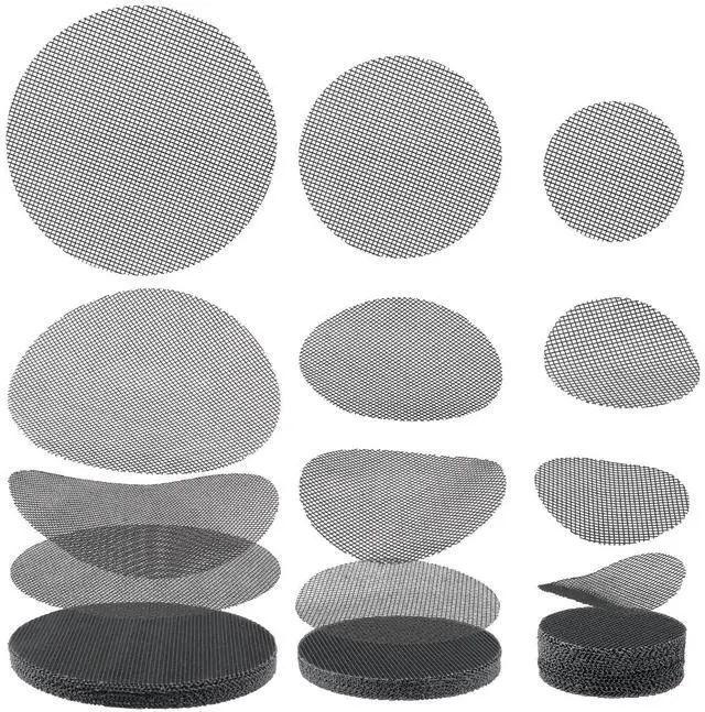 Main image of Drainage Mesh for Plant Pot Bonsai Mesh 2 3 4 Inch Assorted Sizes 100 Pcs