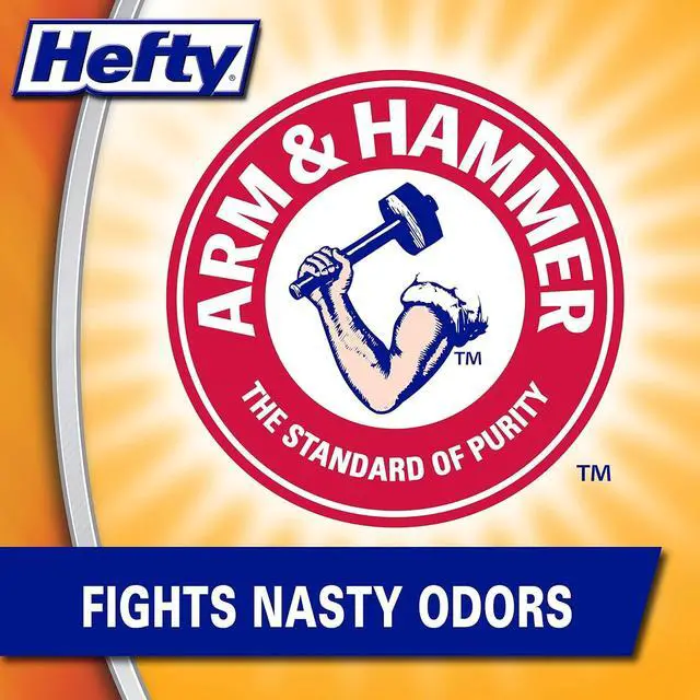 Alt view image 6 of 7 - Hefty Small Trash Bags, Flap Tie, Lavender & Sweet Vanilla Scent, 4 Gallon, 26 Count