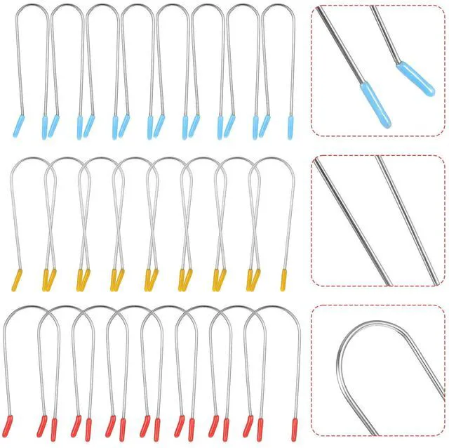 Alt view image 4 of 7 - Bewudy 24Pcs Hot Roller Clips, Hot Curler Clips Replacement Kit