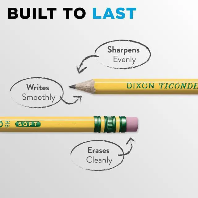 Alt view image 7 of 7 - Ticonderoga Wood-Cased Pencils, Pre-Sharpened
