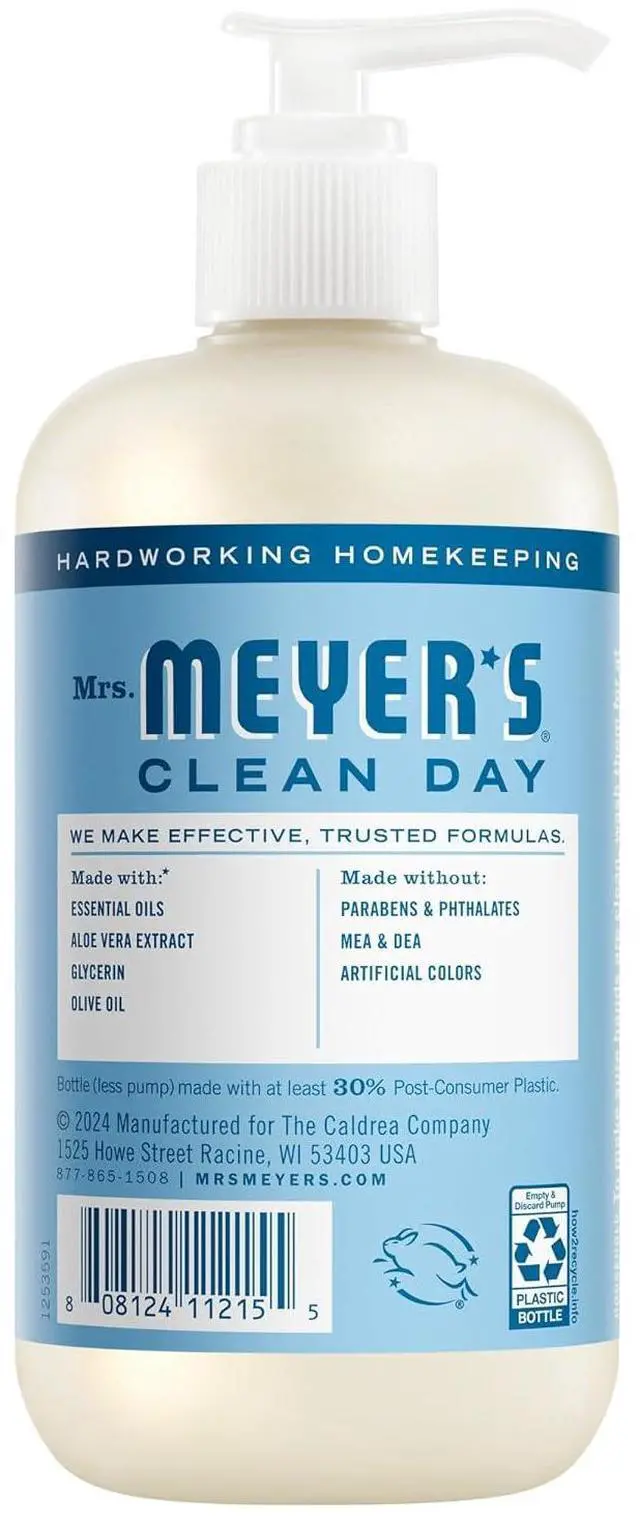 Alt view image 2 of 5 - Mrs. Meyer's Clean Day, Hand Soap, Rain Water Scent, 12.5 Fl Oz
