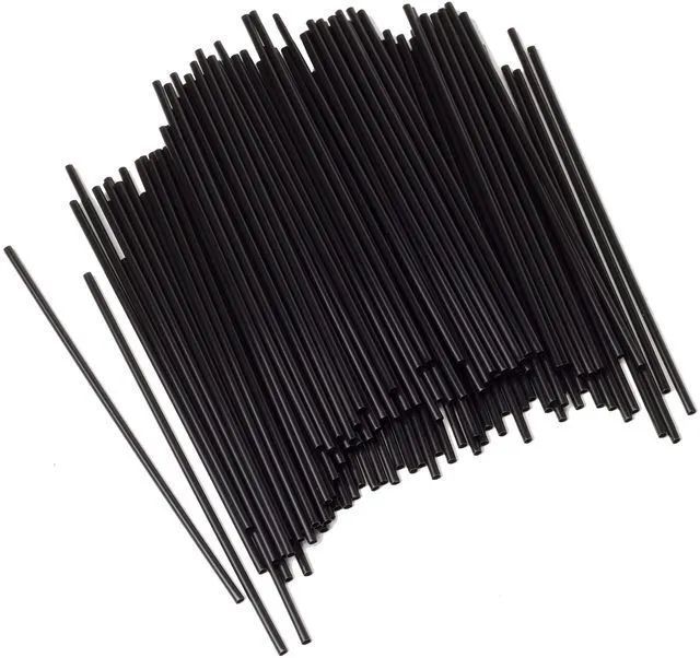 Main image of Chef Craft 5 Inch Coffee Stirrer Straws-Set of 150, Pack of 1, black
