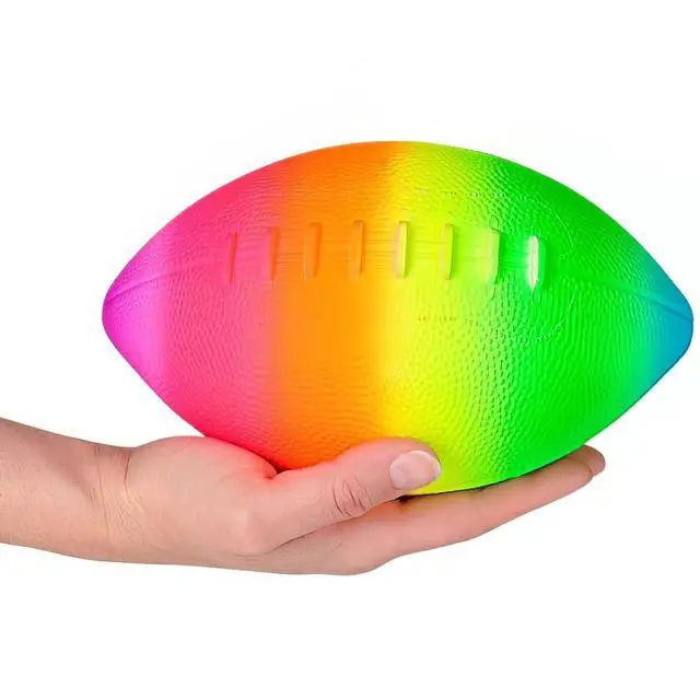 Alt view image 2 of 5 - Rhode Island Novelty 9" Rainbow Football