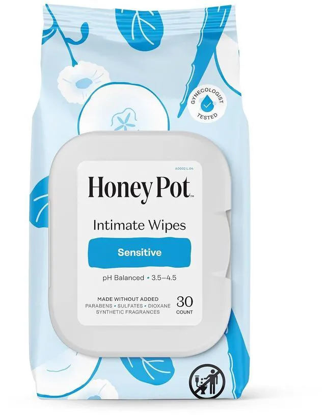Main image of The Honey Pot Company - Feminine Wipes - Sensitive - pH Balanced