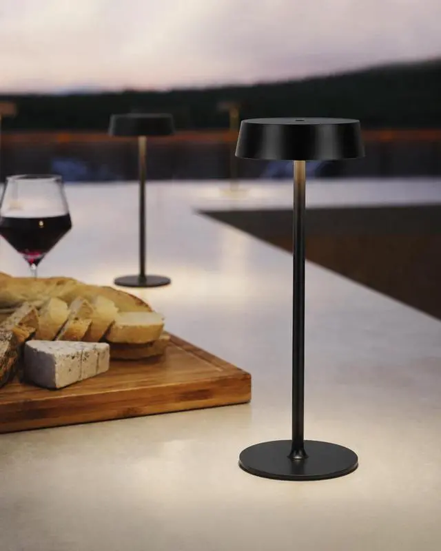 Alt view image 2 of 7 - Cordless Lamp, Rechargeable Table Lamp, Battery Operated, RGB Dimmable Touch Control, 3 Color Temperatures, LED Memory Function, Portable Outdoor Waterproof Desk Lamp, Restaurant Dining Patio Kitchen