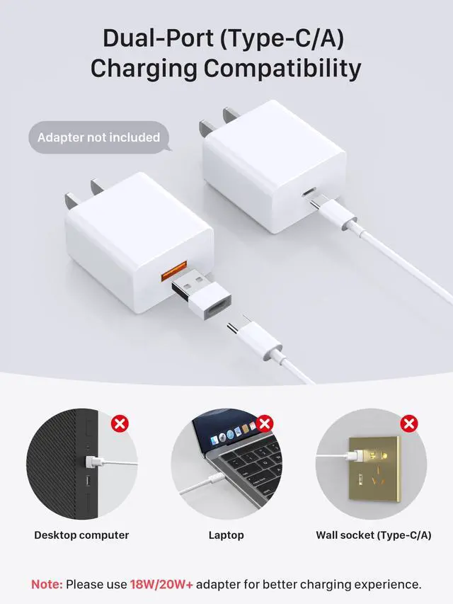 Alt view image 7 of 7 - Magnetic Wireless Magsafe Charger iPhone: Charging Pad for iPhone 17/16/15/14/13/12 Series & AirPods Pro 4-2, Strong Magnet, Dual Ports, Case-Friendly, Lightweight for Travel Home Office Desk