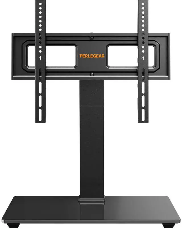 Main image of Universal Swivel TV Stand Base for 3270 inch TVs, Height Adjustable Table Top TV Stand Mount with Tilt, Tempered Glass Base, Holds up to 88 lbs