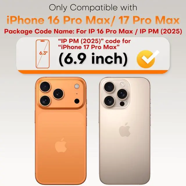 Alt view image 2 of 7 - for iPhone 17 Pro Max Screen Protector/iPhone 16 Pro Max Screen Protector 6.9-Inch Instant Installation Tempered Glass HD Clear Full Coverage Protection Case Friendly 2 Pack