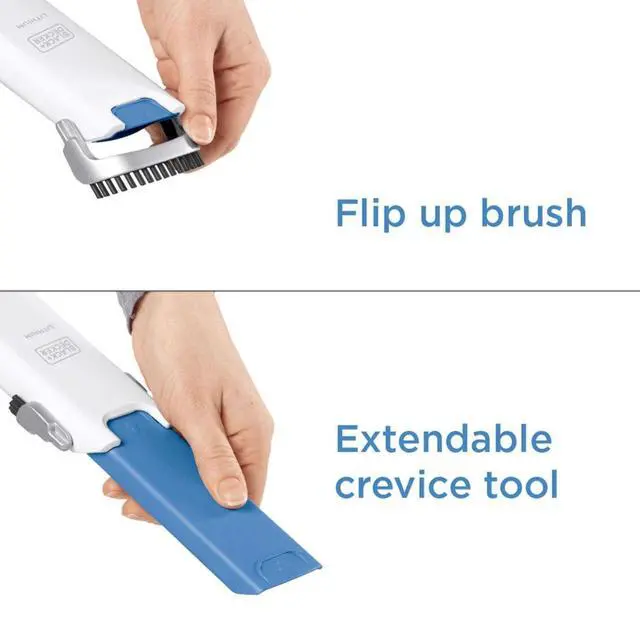 Alt view image 6 of 6 - Handheld Vacuum, Cordless Car Vacuum Portable 12V, with Rotating and Extendable Nozzle (HHVI320JR02)
