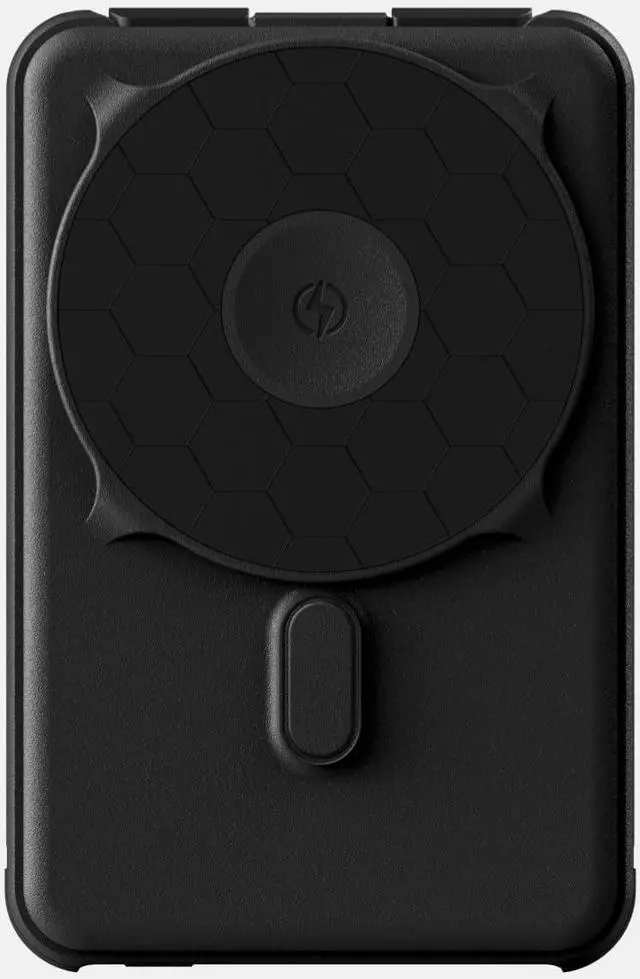 Main image of Ridge Magnetic Power Bank Battery Pack 10,000mAh - Fast Charging, Compatible with MagSafe - Portable Charger Powerbank - with Built in Cables, Wireless Charging & Magnetic Attachment (Matte Black)