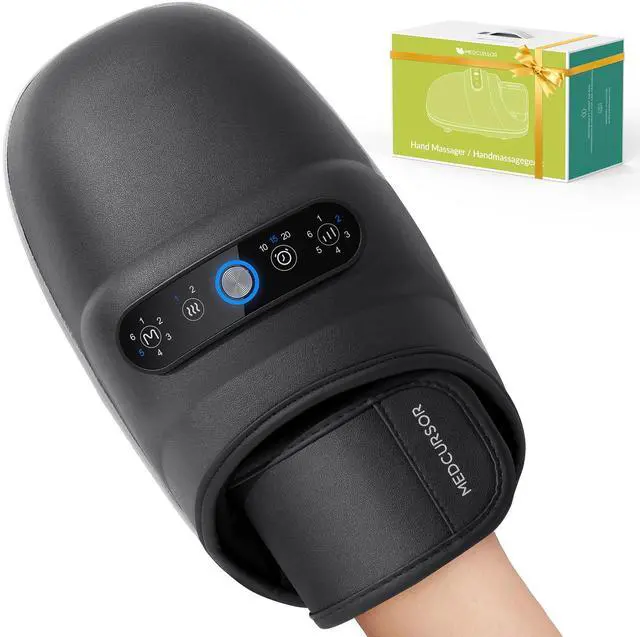 Main image of Cordless Hand Massager, 2026 Upgraded, Hand Massager with Heat and Compression, Hand Warmer with Acupressure Beads, 6 Massage Modes, 2 Heat Levels, 3 Timers