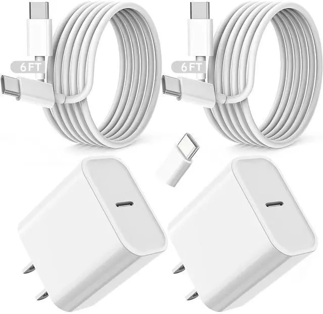 Main image of Fast iPad Charger,iPad Charger Fast Charging 2Pack Wall Chargers Plug Adapter Type C USB C to C Cable Cord 6ft for iPad Pro 12.9,iPad Pro 11/13inch(M4),iPad Air 5th/4th,iPad mini 6/7,iPad 10/11th(A16)
