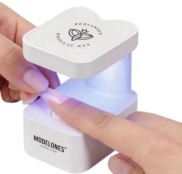 Main image of Mini UV Light for Gel Nails, UV Nail Lamp, Nail Light with 2 Timers for Fast Curing Gel Polish Nails Extension, Portable LED USB Flash Cure Lamp for Travel