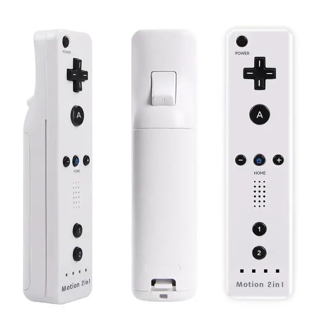 Alt view image 3 of 5 - Motion Plus Wii Controllers 2Packs with Nunchucks, Wii Remote Controllers Compatible for wii and Wii U with Built in Motion Plus