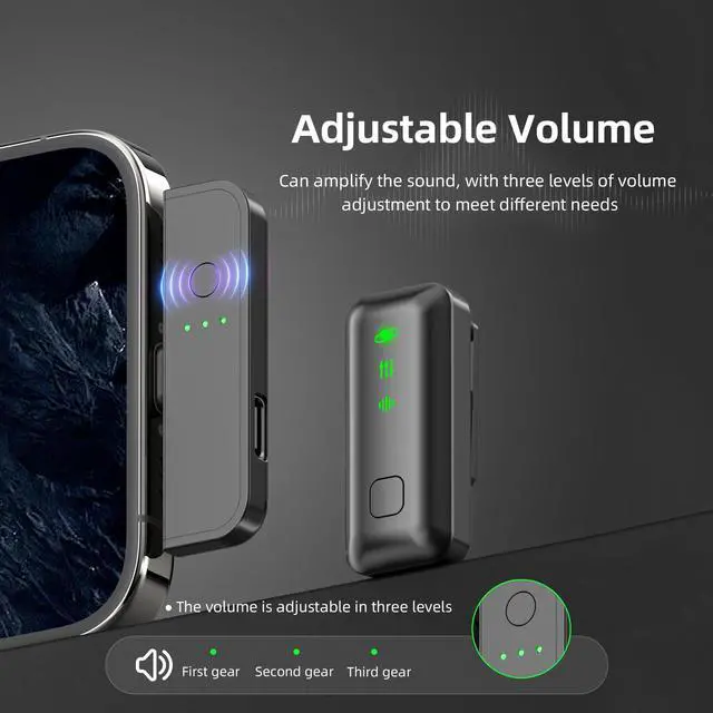 Alt view image 2 of 7 - Wireless Lavalier Microphone with 36H Charging Case, Mini Lapel Mic for iPhone Android PC, Plug-and-Play USB-C/Lightning, 165FT Range for Podcast, Live Streaming, Recording