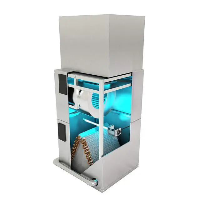 Alt view image 4 of 6 - R600 24v HVAC Air Purifier UV Light Coil Cleaner Germicidal 14" 18W UVC for AC Air Conditioning with Magnet