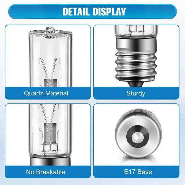 Alt view image 5 of 6 - 6 Pack LB1000 UVC Replacement Light Bulbs Compatible with GermGuardian GG1100W, GG1000, GG1100B, GG1000CA, LB-1000, GGH200, 661000CA Air Purifier 3W 10V UVC Lamp Bulb