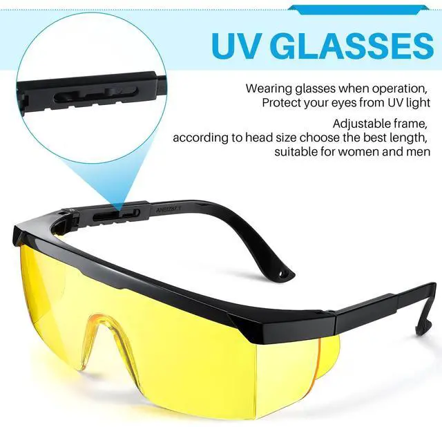 Alt view image 6 of 7 - 36 Watts UVC Ozone Light with Remote Control and UV Glasses, UV Lamp with E26 Base, 3 Gear Timer 15/30/60 Minutes, UVC Light Bulb for Basement, Bedroom, Kitchen, Storehouse, Car