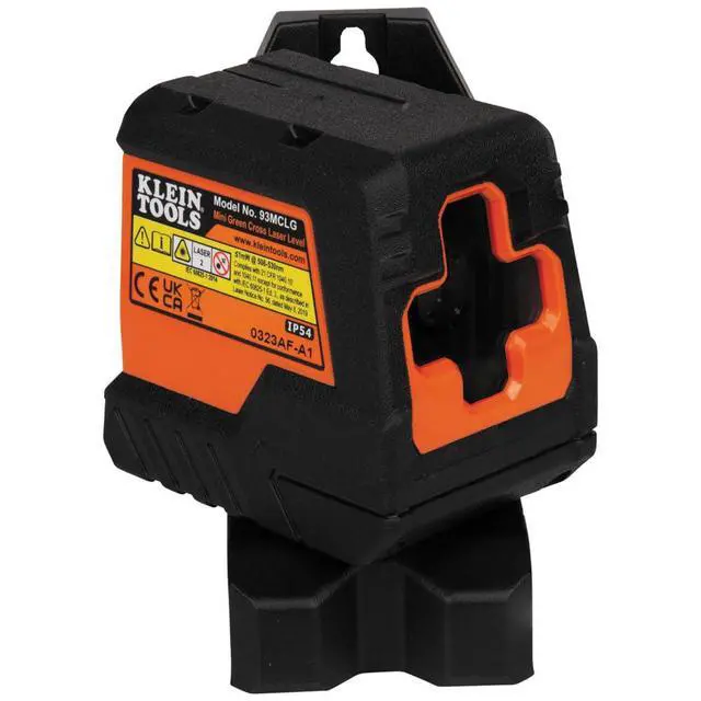 Alt view image 5 of 7 - 93MCLG Self-Leveling Laser Level, Mini Cross-Line Level, Class 2, 1mW, Leveling Alignment Tool, Bright Green Horizontal and Vertical Lines