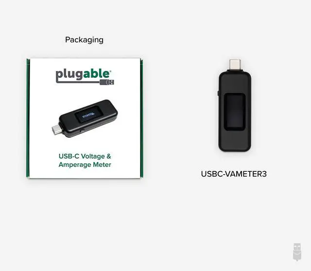 Alt view image 7 of 7 - USB C Power Meter Tester for Monitoring USB-C Connections up to 240W - Digital Multimeter Tester for USB Type C Cables, Laptops, Phones, Chargers - Driverless