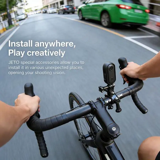 Alt view image 2 of 7 - 4K Mini Body Camera 128GB, Wearable Magnetic Clip-On Camera, 150° Wide Angle POV, WiFi App Live View, Waterproof Case, Helmet/Bike Mount, Action Camera for Travel Cycling Motorcycle Vlog