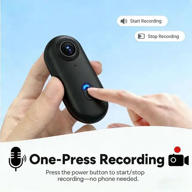 Alt view image 4 of 7 - 4K Mini Body Camera 128GB, Wearable Magnetic Clip-On Camera, 150° Wide Angle POV, WiFi App Live View, Waterproof Case, Helmet/Bike Mount, Action Camera for Travel Cycling Motorcycle Vlog