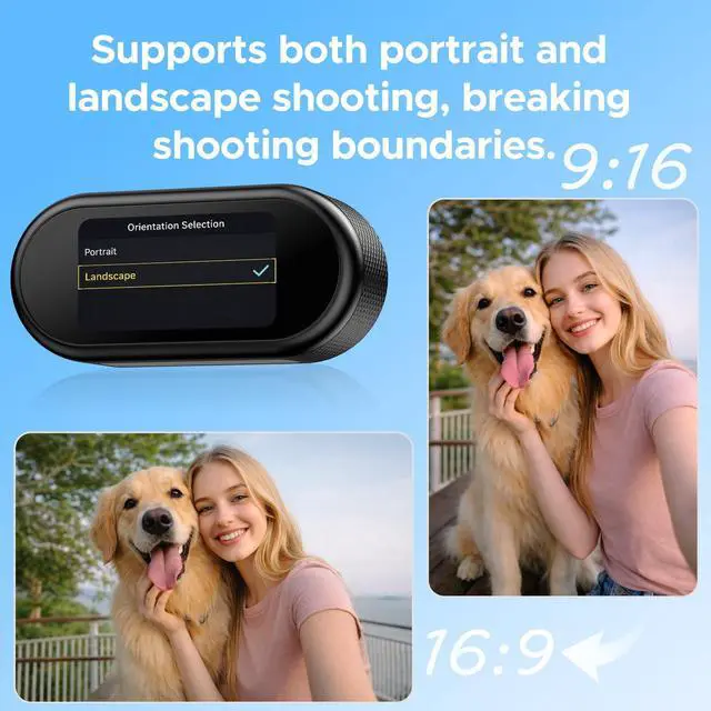 Alt view image 6 of 7 - 4K Mini Body Camera with 64GB Card, 1.47" Display Wearable POV Camera, Action Camera with Magnetic Mount, Hands Free Recording Body Cam, WiFi App Control for Vlogging Motorcycle Travel Security