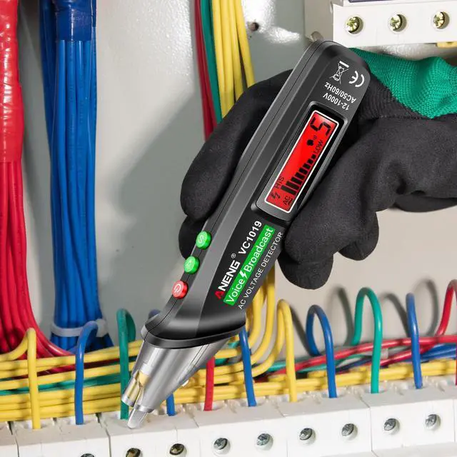 Alt view image 7 of 7 - Multimeter Tester,Non Contact Voltage Tester,Amp Ohm Volt Meter,Voice Broadcast Voltage Tester Pen,Measures Current, AC/DC Voltage,Capacitance, Resistance, Continuity Diodes Electrical Tools