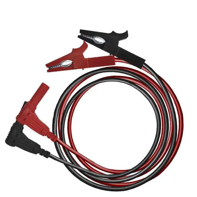 Alt view image 5 of 6 - Heavy Duty Alligator Clips Test Leads for Multimeter & Voltmeter - Large Gator Test Lead with Insulated Clamps - Alligator Clips Electrical Testing, Automotive Circuits,Banana Plug Meter Leads, 3 Ft