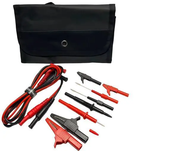 Main image of TH-6-KIT Automotive Test Lead Kit, Test Probes,Flexible Silicon Back Probe pins,Shielded Alligator Clips and Large Crocodile Clips,Multimeter Clamp Meter