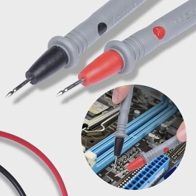 Alt view image 2 of 5 - 1000V 20A Multimeter Test Leads Probes Banana Plug, 2set Digital Multimeter Probes Electrical Test Probe and 1set Alligator Clips