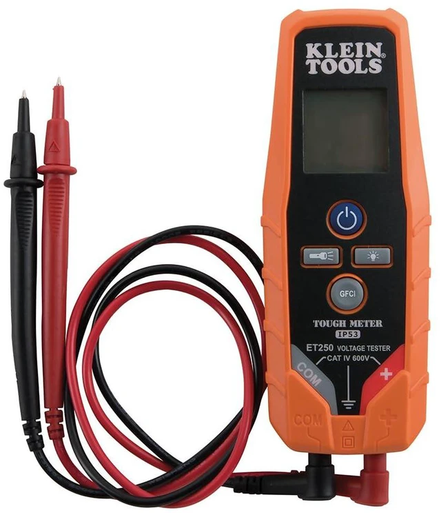 Main image of ET250 Voltage Meter, AC/DC Tester, Digital Multimeter, Low Voltage Tester with Batteries
