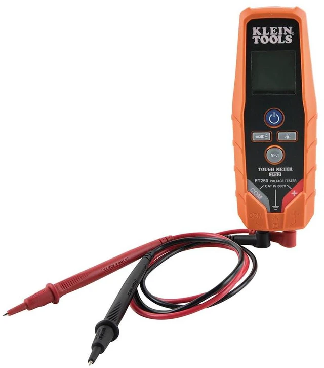 Alt view image 3 of 5 - ET250 Voltage Meter, AC/DC Tester, Digital Multimeter, Low Voltage Tester with Batteries