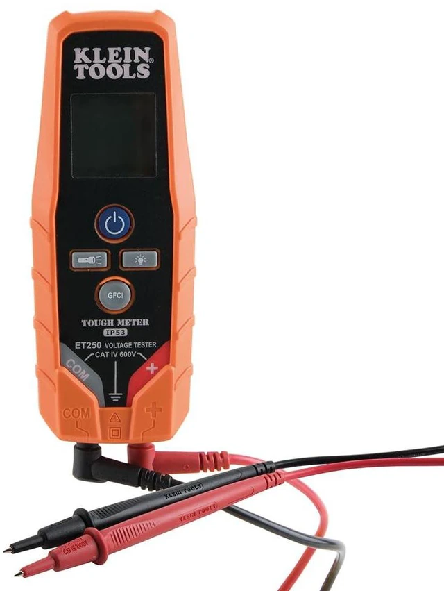 Alt view image 2 of 5 - ET250 Voltage Meter, AC/DC Tester, Digital Multimeter, Low Voltage Tester with Batteries