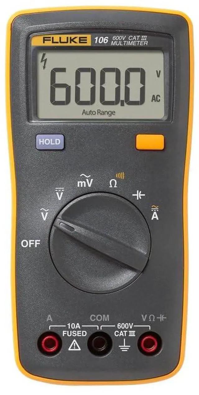 Main image of 106 (U.S.) Palm-Sized Digital Multimeter, CAT III 600V