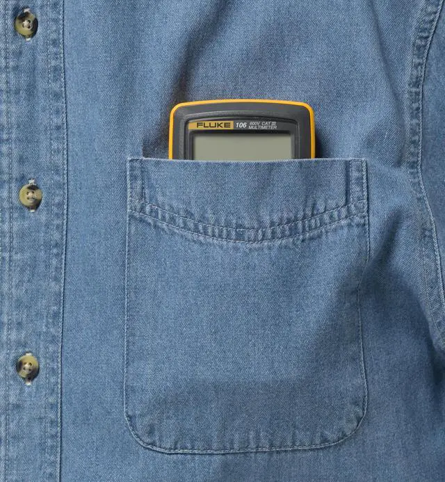Alt view image 3 of 6 - 106 (U.S.) Palm-Sized Digital Multimeter, CAT III 600V