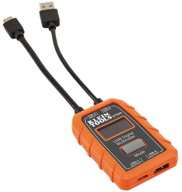 Alt view image 4 of 7 - ET920 USB Power Meter, USB-A and USB-C Digital Meter for Voltage, Current, Capacity, Energy and Resistance