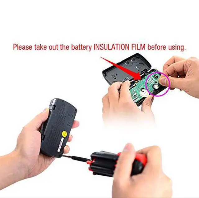 Alt view image 4 of 7 - Manual Range Mini Digital Multimeter 6 Functions Handheld Folding Voltmeter 3-1 2 Digit Pocket DMM DC/AC DC Ammeter Ohm Continuity Diode Tone Tester EM3081