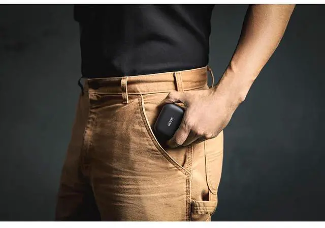 Alt view image 2 of 7 - Wireless Micro - Compact Wireless Microphone, Two Mics with Charge Case for Smartphone Content Creation - USB-C, Black