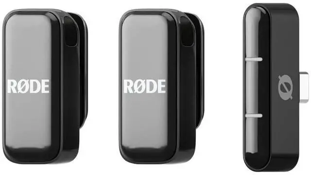Main image of Wireless Micro - Compact Wireless Microphone, Two Mics with Charge Case for Smartphone Content Creation - USB-C, Black