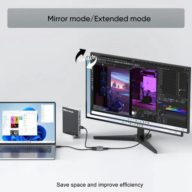 Alt view image 4 of 7 - 4K HDMI Cable 0.5FT 2-Pack, 6 Inch High Speed 18Gbps HDMI 2.0 Cord, Support 4K@60Hz / 2K@144Hz, HDR10, Dolby, ARC, HDCP 2.2 for TV, Monitor, PC, Laptop, HDMI Switch, HDMI Splitter, KVM, Projector